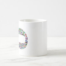 Hebrew Brev "CHAF" tillverkad med grammofoner i he