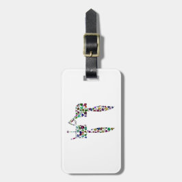 Hebrew Brev 'CHET' Bagagebricka