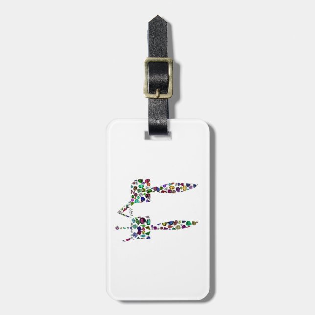 Hebrew Brev 'CHET' Bagagebricka (Vertikal Framsida)