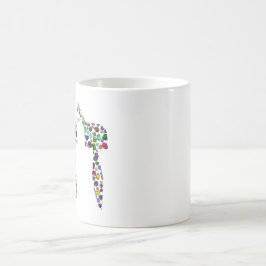 Hebrew Brev 'CHET' Magisk Mugg