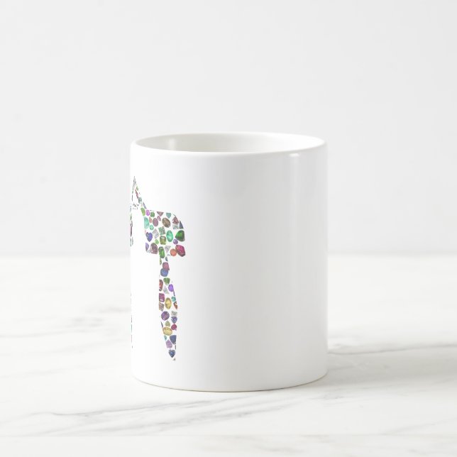 Hebrew Brev 'CHET' Magisk Mugg (Center)