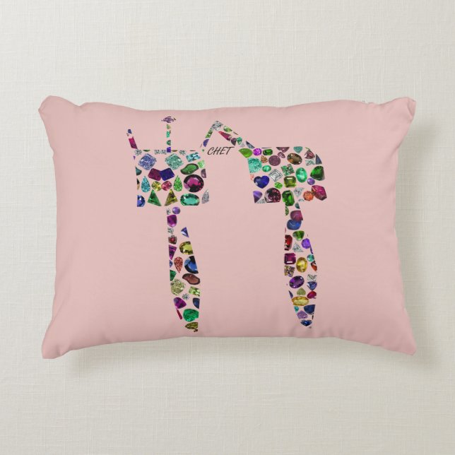 Hebrew Brev 'CHET' Prydnadskudde (Framsidan)