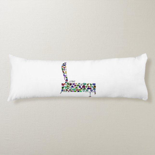 Hebrew Brev Dalet Kroppskudde (Framsidan)