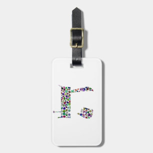 Hebrew Brev HEY Bagagebricka
