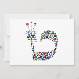 Hebrew Brev 'TET' Inbjudningar