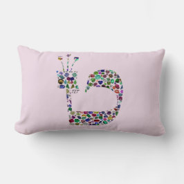 Hebrew Brev 'TET' Lumbarkudde