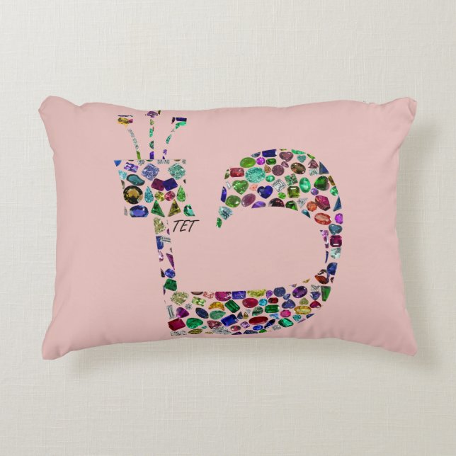 Hebrew Brev 'TET' Prydnadskudde (Framsidan)