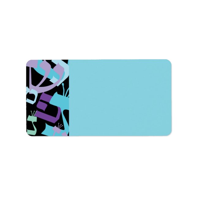 HEBREW BREV TRÄD Skriv ut ditt eget märke Adressetikett (Framsidan)