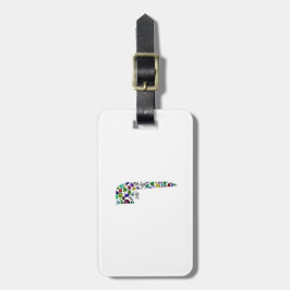 Hebrew Brev VAV Bagagebricka