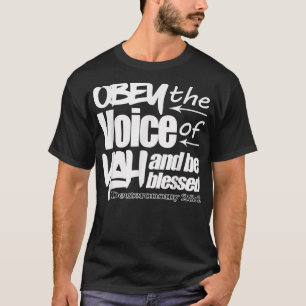 Hebrew Israelite Tribe Judah Torah Deut 28 Obey Ya T Shirt