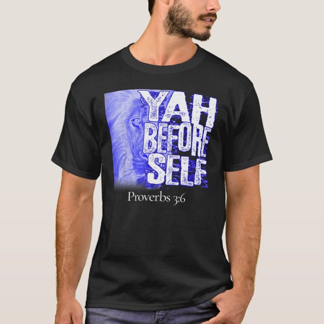 Hebrew Israelite Yahudah Tribe Judah Yah Före Se T Shirt (Framsida)