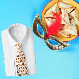 Hebrew Lycklig Purim Hamentash Tie Slips