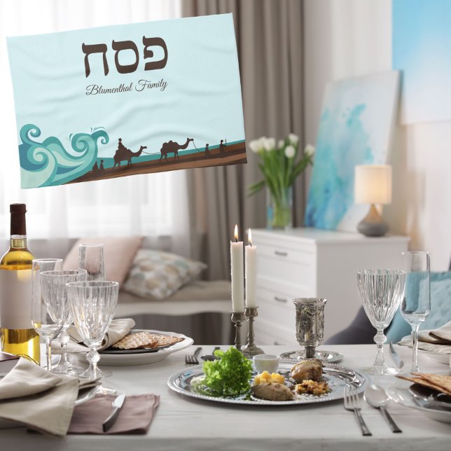 Hebrew Pesach Pesach Hand Tvättar Kökshandduk (Skapare uppladdad)