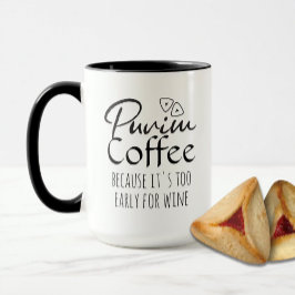 Hebrew Purim Coffee Funny Personlig mugg