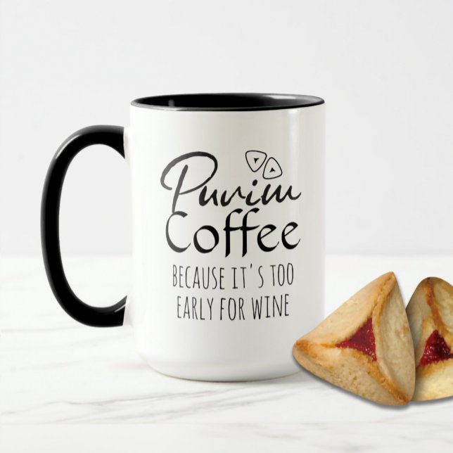 Hebrew Purim Coffee Funny Personlig mugg (Skapare uppladdad)
