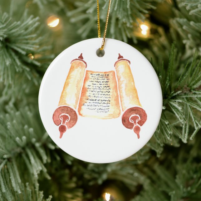Hebrew Rulla/Kung Josiah - Jesse Träd Ornament (Träd)