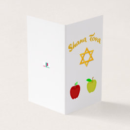 Hebrew Shana Tova med David-kortets stjärna Kort