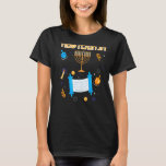 Hebrew Text Chag Chanukah Sameach Lycklig Hanukkah T Shirt<br><div class="desc">Hebrew Text Chag Chanukah Sameach Lycklig Hanukkah</div>