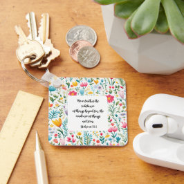 Hebrews 11:1 Keychain Nyckelring