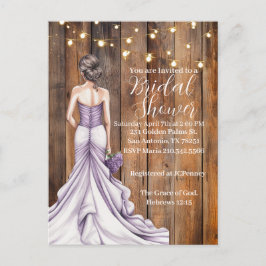 Hebrews 12:15 Graceful Bridal Shower Invitation Vykort