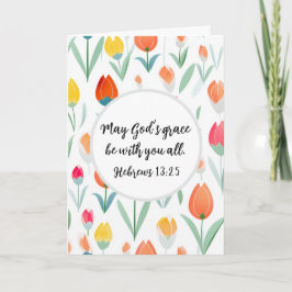 Hebrews 13:25 Greeting Card Kort
