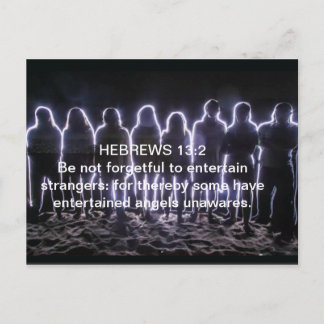 HEBREWS 13:2 IN I ÄNGLAR VYKORT