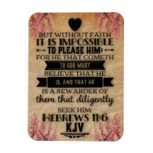 Hebrex 11:6 KJV Bible Verse