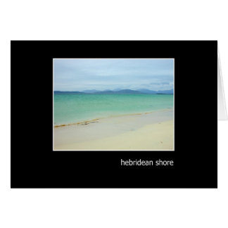 Hebridean Shore Hälsningskort