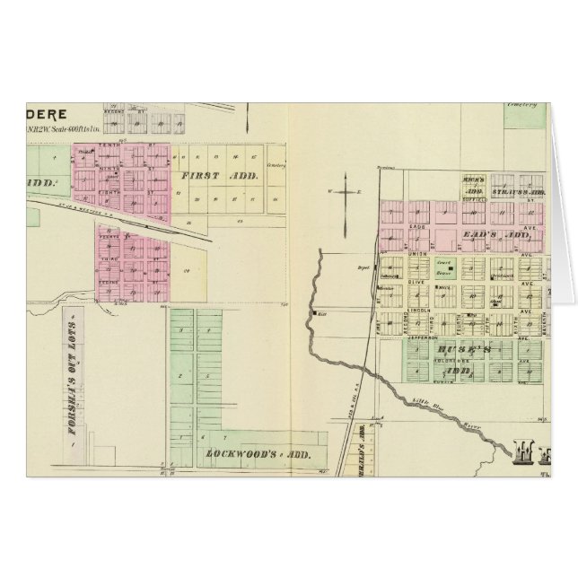 Hebron, Nebraska Hälsningskort (Framsidan Horizontal)