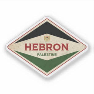 Hebron Palestine Vintage Klistermärken