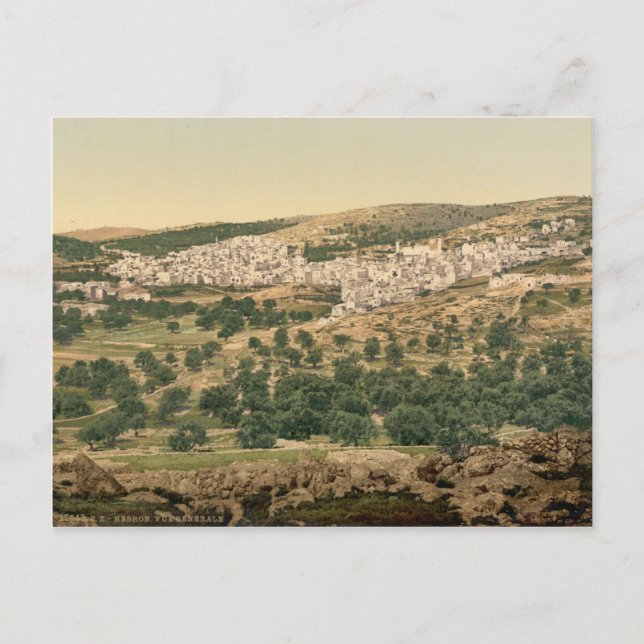 Hebron - patriarkernas stad vykort (Framsida)