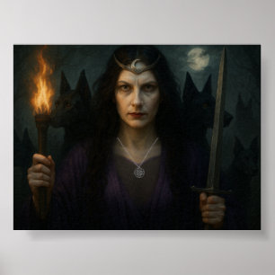 Hecate, Goddess gudinna Poster