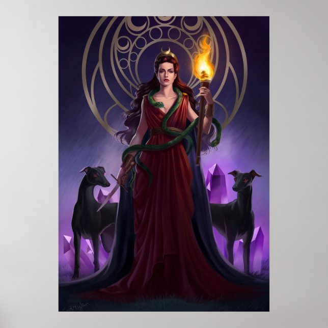 Hecate Goddess Poster (Framsidan)