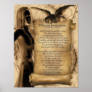 HECATE INVOCATION POSTER