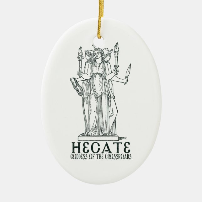 Hecate Julgransprydnad Keramik (Framsidan)
