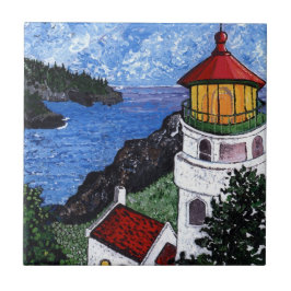 Heceta Head fyr Kakelplatta
