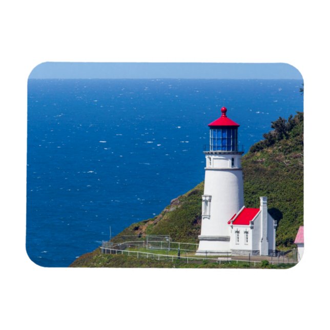 Heceta Head Fyren Nära Florence Magnet (Horisontell)
