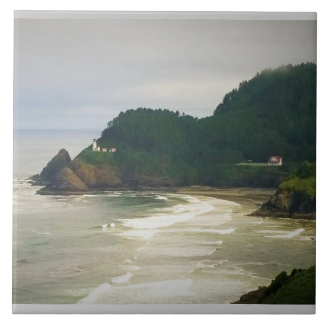 Heceta Head Lighthouse, ELLER Kakelplatta (Framsidan)