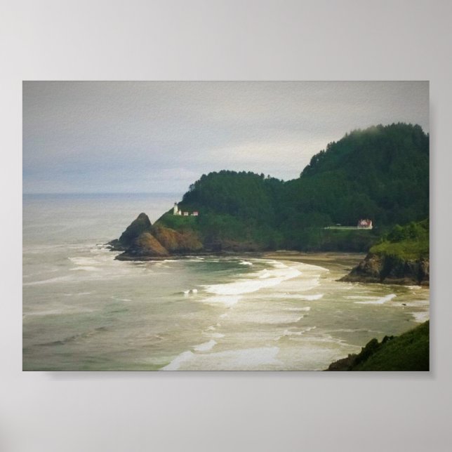 Heceta Head Lighthouse, ELLER Poster (Framsidan)