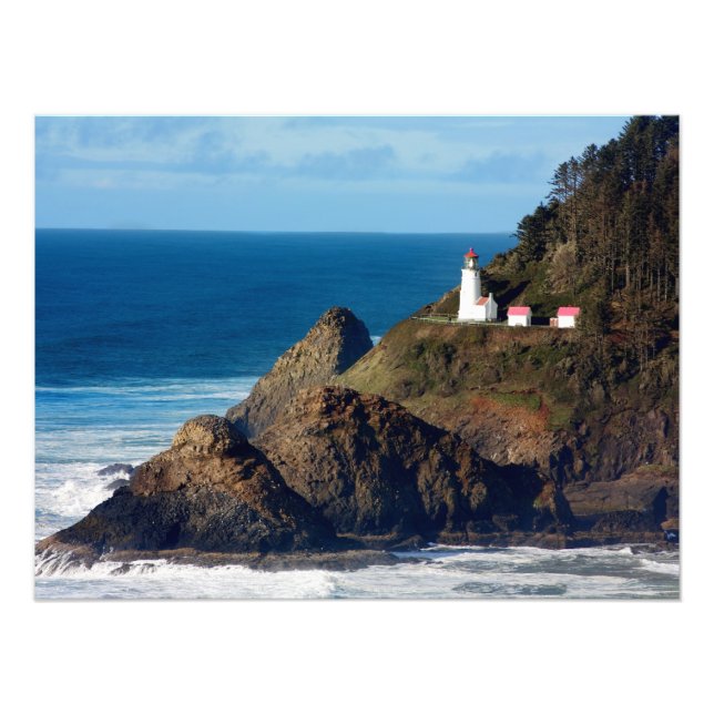Heceta Head Lighthouse Fototryck (Framsidan)