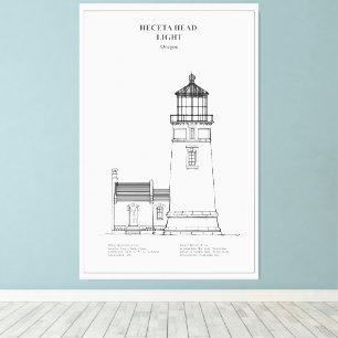 Heceta Head Lighthouse - Oregon - BD Canvastryck