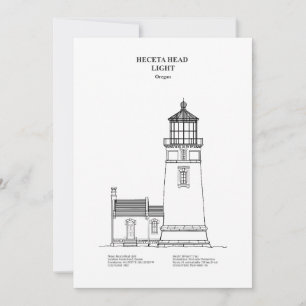Heceta Head Lighthouse - Oregon - BD Tack Kort