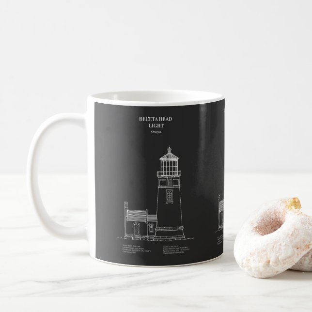 Heceta Head Lighthouse - Oregon - PD Kaffemugg (Med munk)