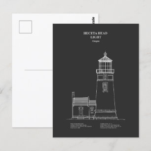 Heceta Head Lighthouse - Oregon - PD Vykort