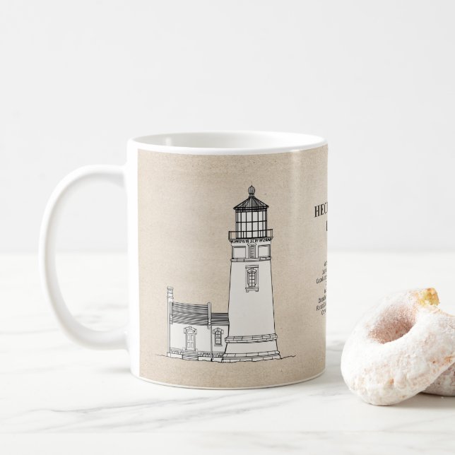 Heceta Head Lighthouse - Oregon - SBD Kaffemugg (Med munk)