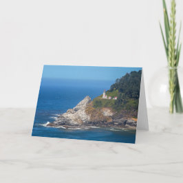 Heceta Head Lighthouse på Oregon Kusten Anteckningskort