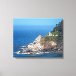 Heceta Head Lighthouse på Oregon Kusten Canvastryck