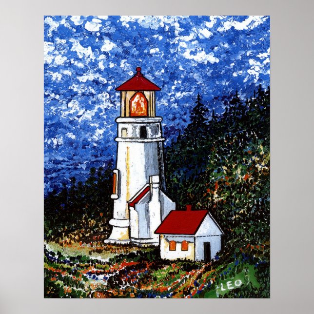 Heceta Head Lighthouse Poster (Framsidan)