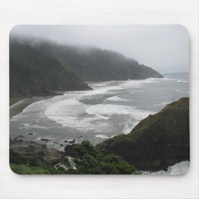 Heceta Head Lighthouse View Oregon Kusten Musmatta (Framsidan)