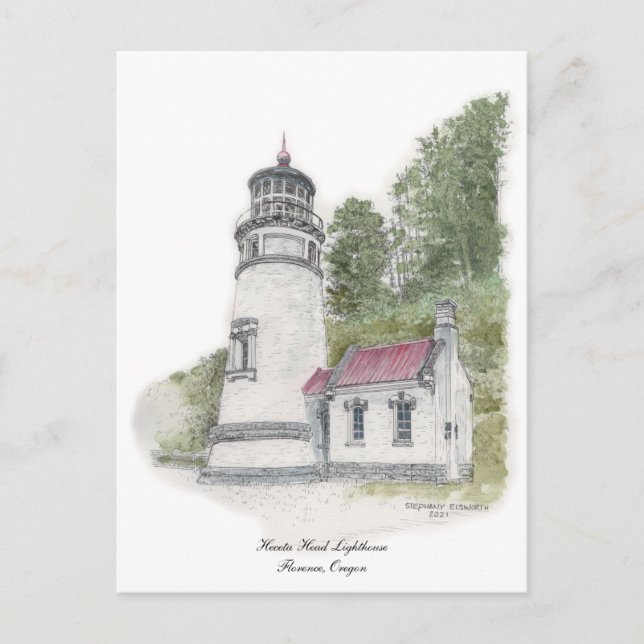Heceta Head Lighthouse-vykort Vykort (Framsida)
